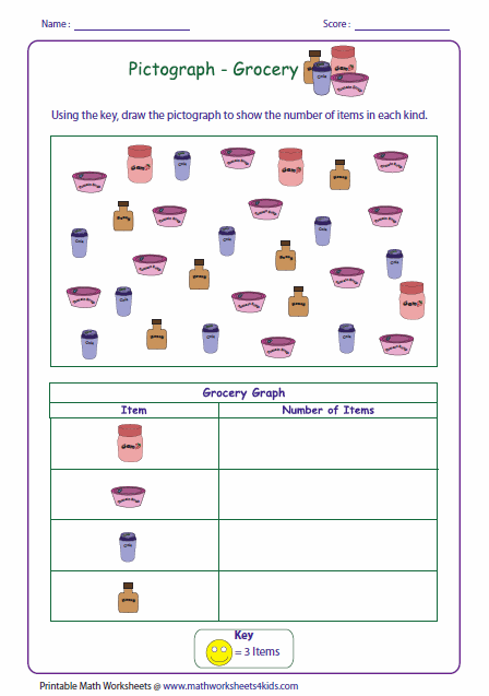 Pictograph Worksheets