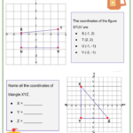 Polygons In The Coordinate Plane 6th Grade Math Worksheets