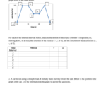 Position Time Graph To Velocity Time Graph Worksheet