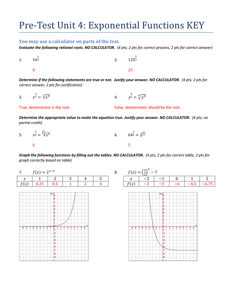 Quiz 7 1 Exponential Functions And Equations Answers Tessshebaylo