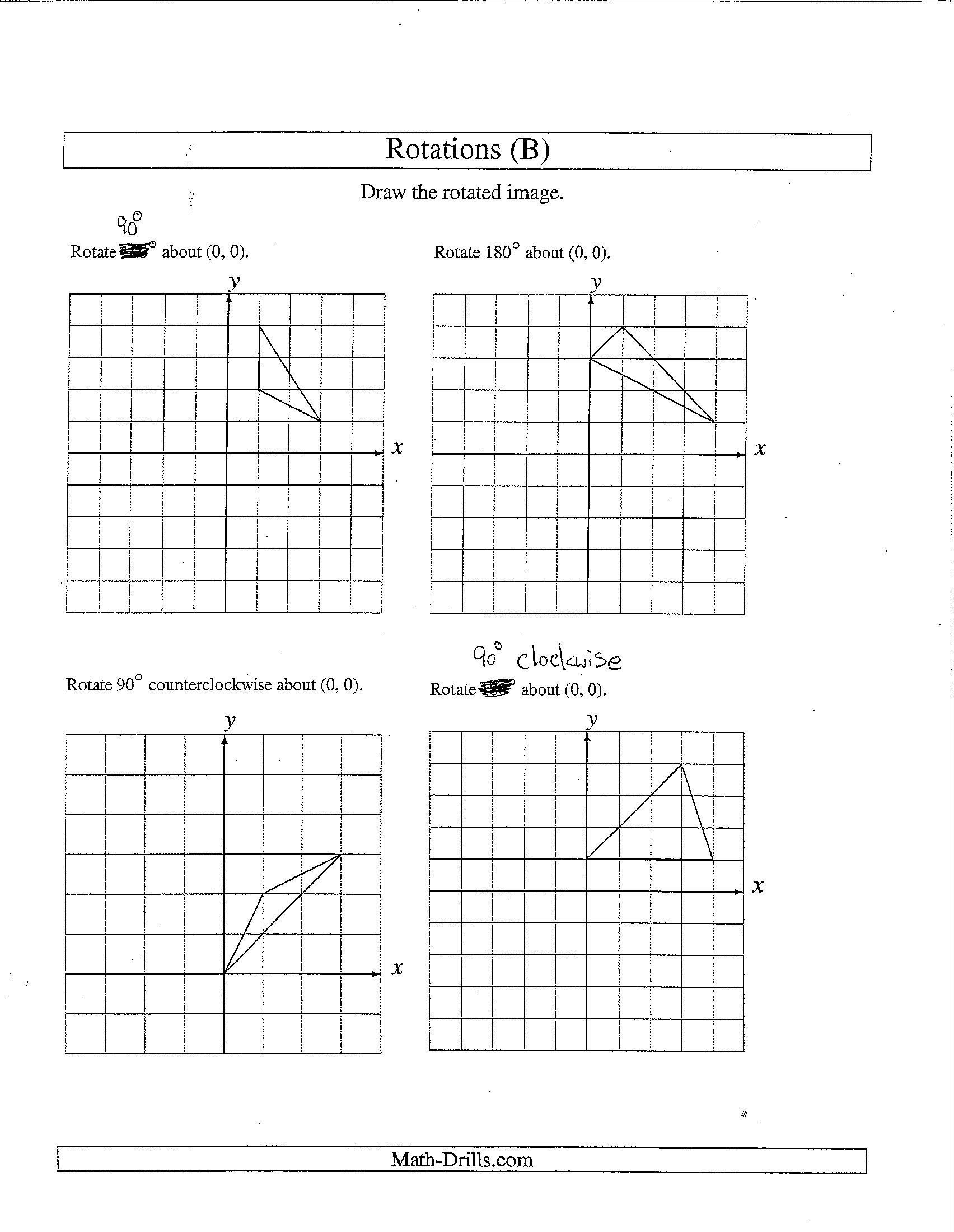 Rotation Worksheet 8th Grade Rotational Symmetry Worksheet In 2020 