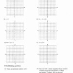 Sketch The Graph Of Each Linear Inequality Worksheet Answers At Db