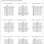 Slope intercept Form Of Equation Of A Line Worksheets