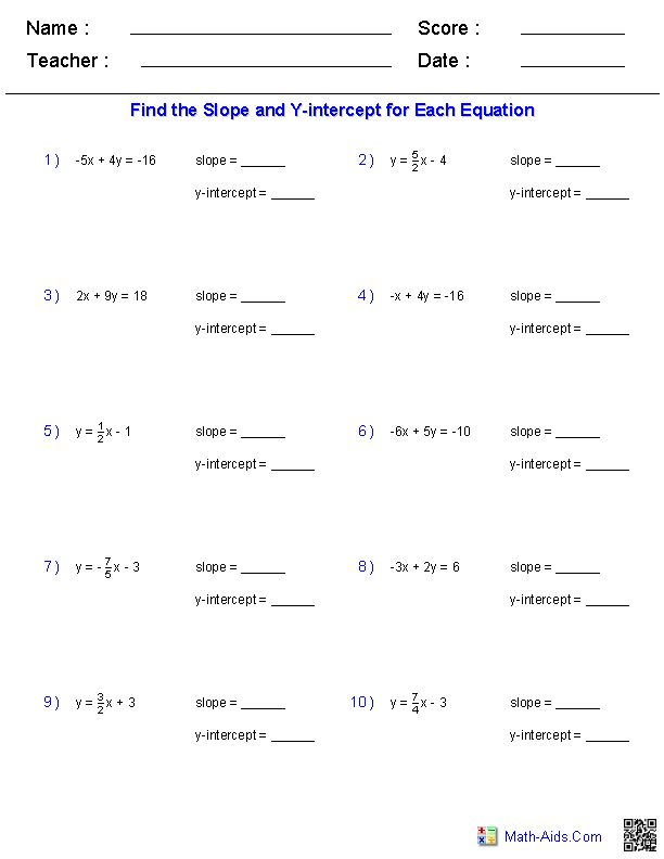 Solving For Y Worksheet Key Example Worksheet Solving