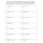 Solving Linear Inequalities Worksheet Pdf Thekidsworksheet