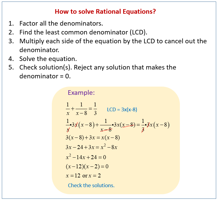 Solving Rational Inequalities Worksheet Doc