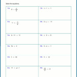 Solving Two Step Inequalities Worksheet Answer Key 7th Grade