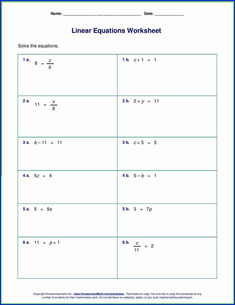 Solving Two Step Inequalities Worksheet Answer Key 7th Grade 