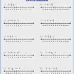 Solving Two Step Inequalities Worksheet Answers Briefencounters