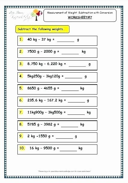 Third Grade Measurement Worksheets Science Measurement Worksheets Grade 