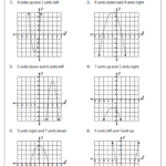 Transformations Of Quadratic Functions Worksheet Multiple Choice