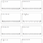 Two Step Inequalities Worksheets