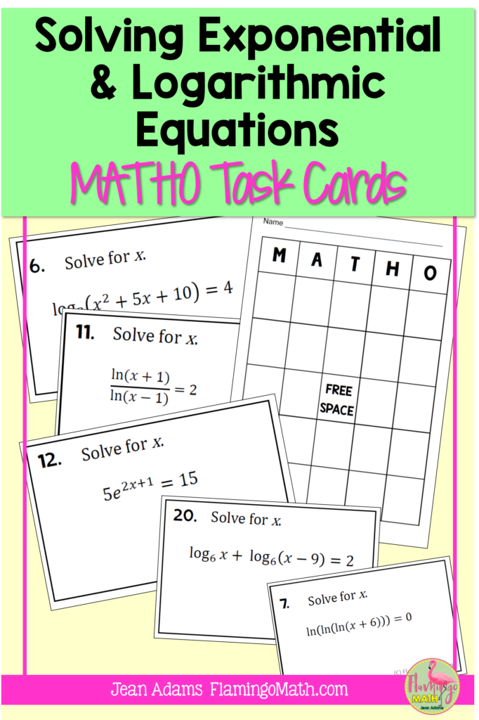 Unit 7 Exponential And Logarithmic Functions Worksheet Answers 