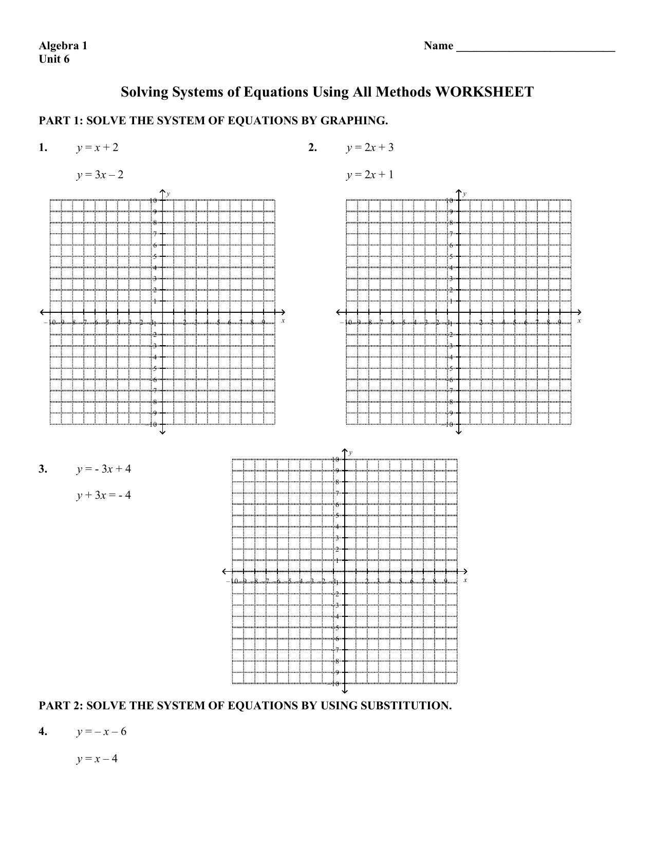 Worksheet Answer Keys Mathconceptualized Graphing Worksheets