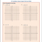 XY Coordinate Linear Graphs 5th Grade Math EduMonitor