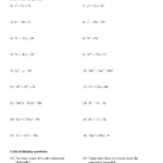 15 Best Images Of Kuta Software Factoring Trinomials Worksheet Answer