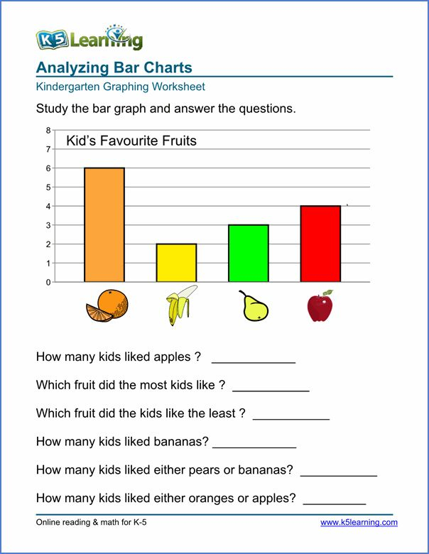 20 Bar Graph Worksheets For Preschool Kindergarten ESL Worksheets Kids