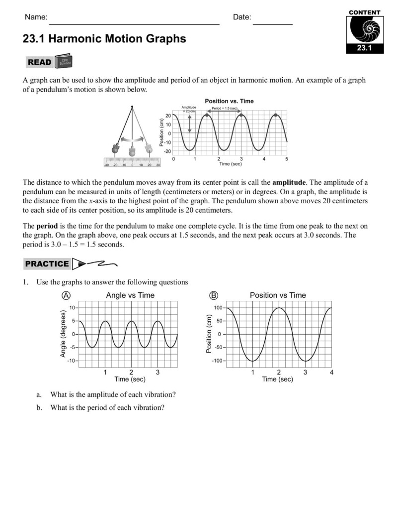 30 Motion Graphs Worksheet Answer Key Education Template