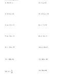 5 Diy Single Step Equation Worksheet Markdrum Tracks