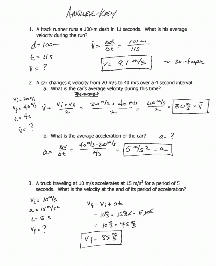 50 Motion Graphs Worksheet Answer Key Chessmuseum Template Library