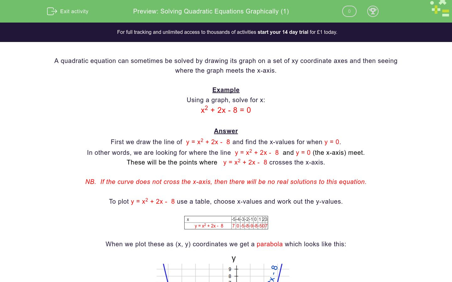 6 1 Practice Graphing Quadratic Functions Worksheet Answers