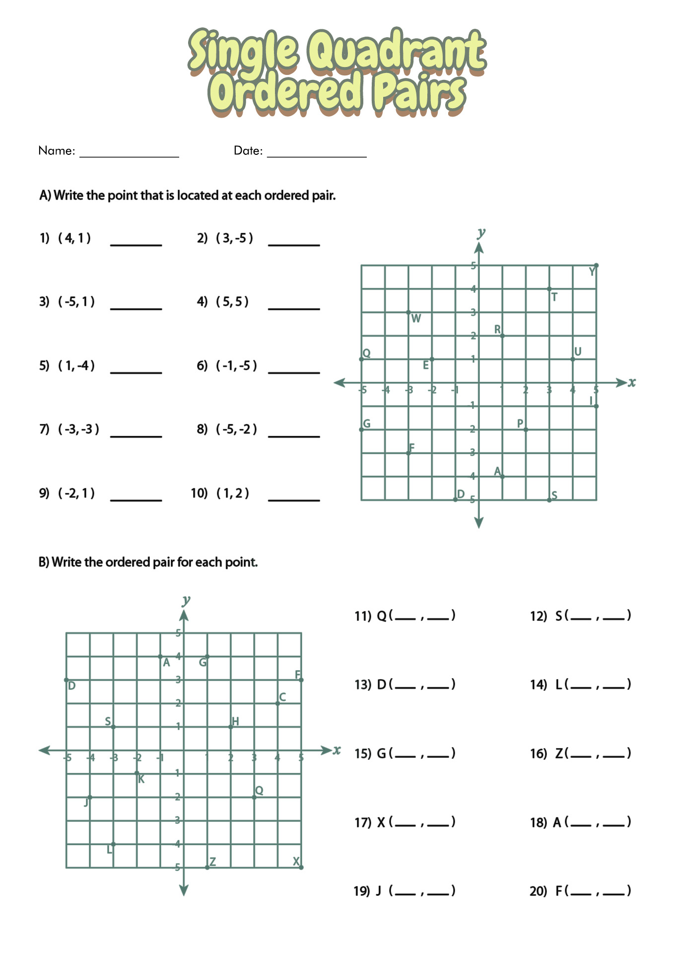 9 Best Images Of Free Coordinate Grid Worksheets Worksheeto