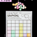 Candy Heart Graphing Math Valentines Kindergarten Valentines