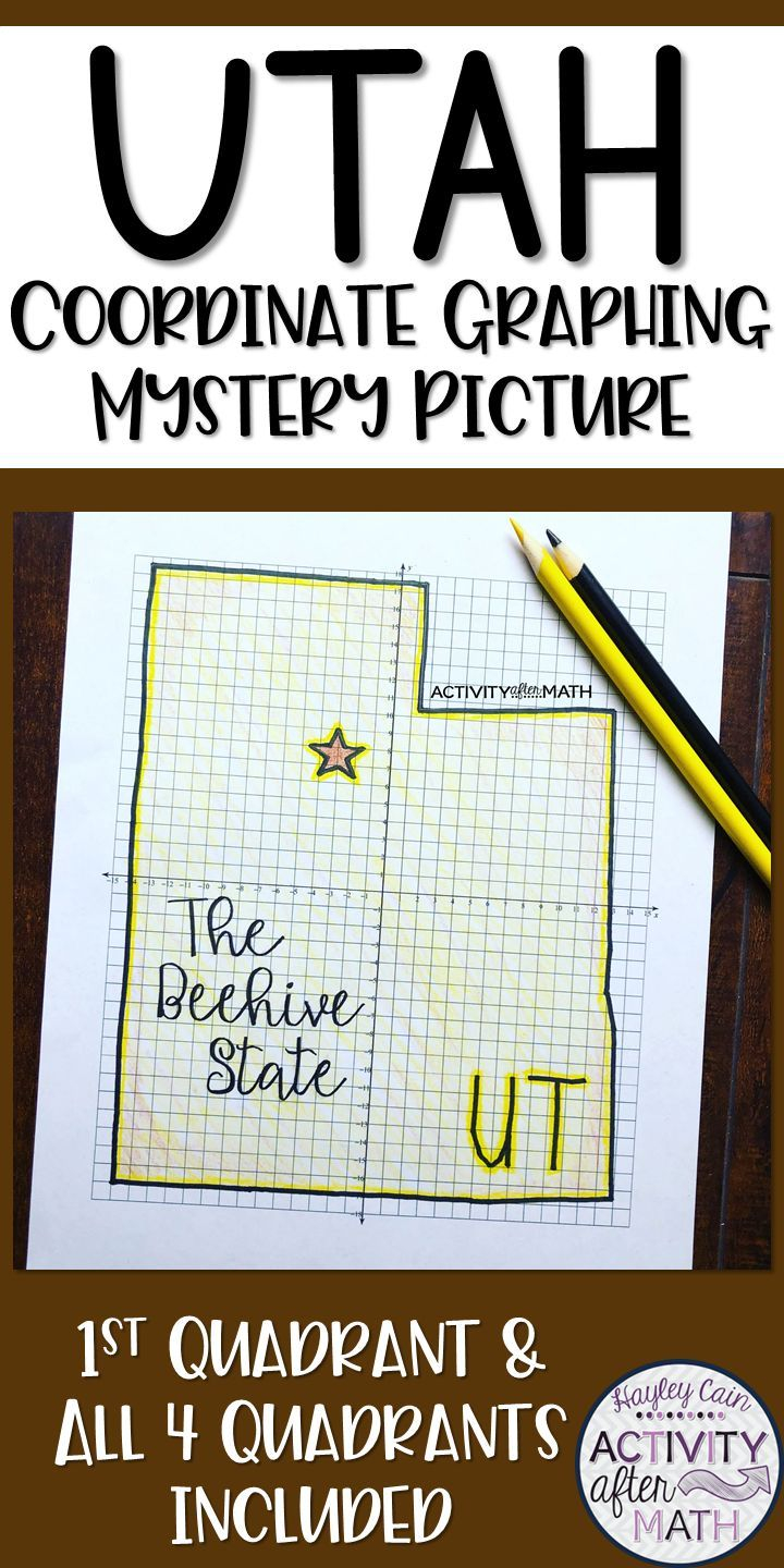 Coordinate Graphing Mystery Picture First Quadrant