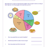 Data Interpretation Fraction To Whole Number Pie Graph Math Word