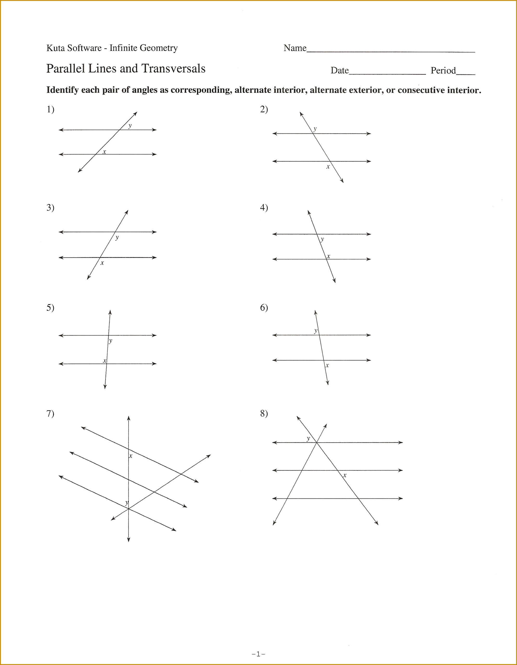 Equations Of Parallel And Perpendicular Lines Worksheet Kuta Kayra Excel