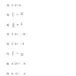 Equivalent Ratio Worksheet