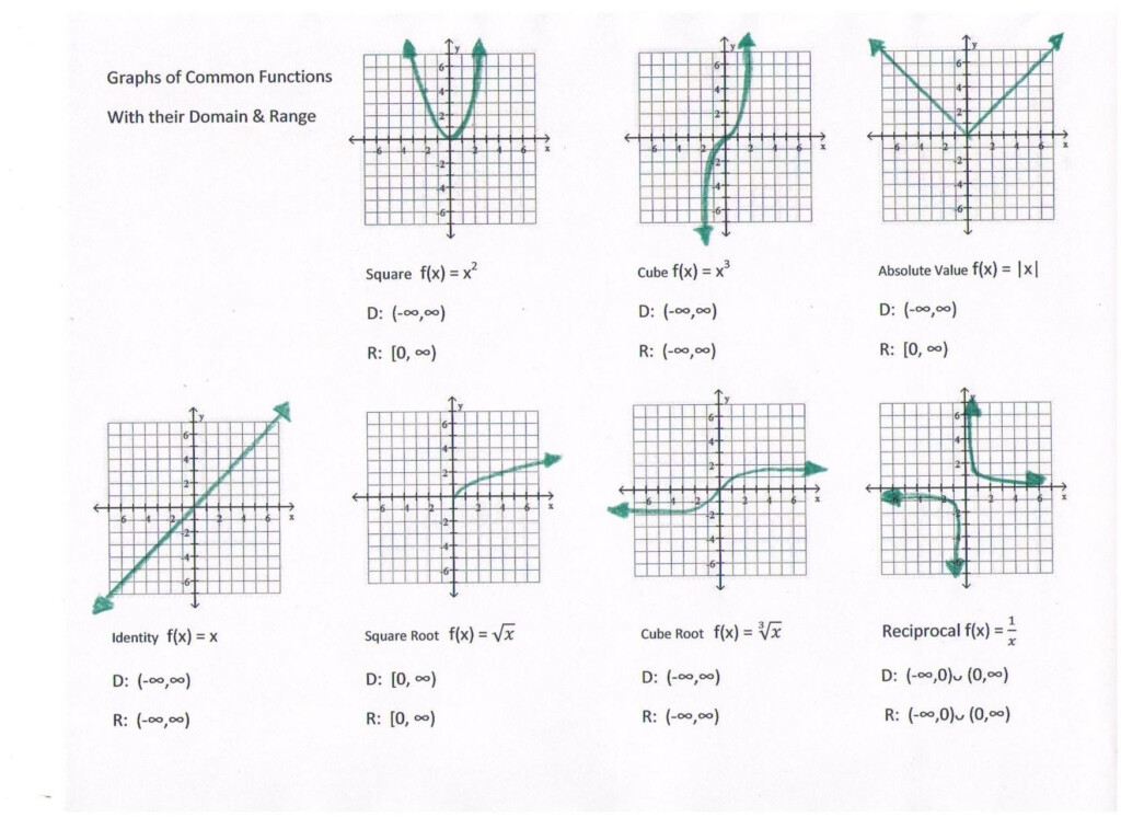 Exponential Function Graphs Worksheet Function Worksheets