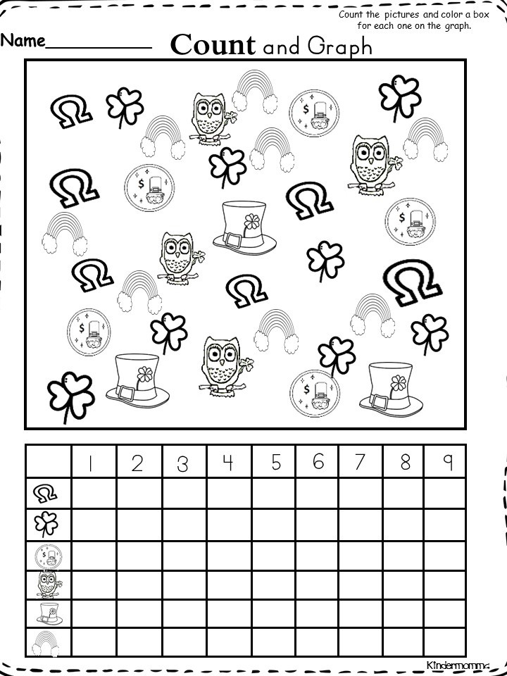 Free Kindergarten Graphing Worksheet Kindermomma