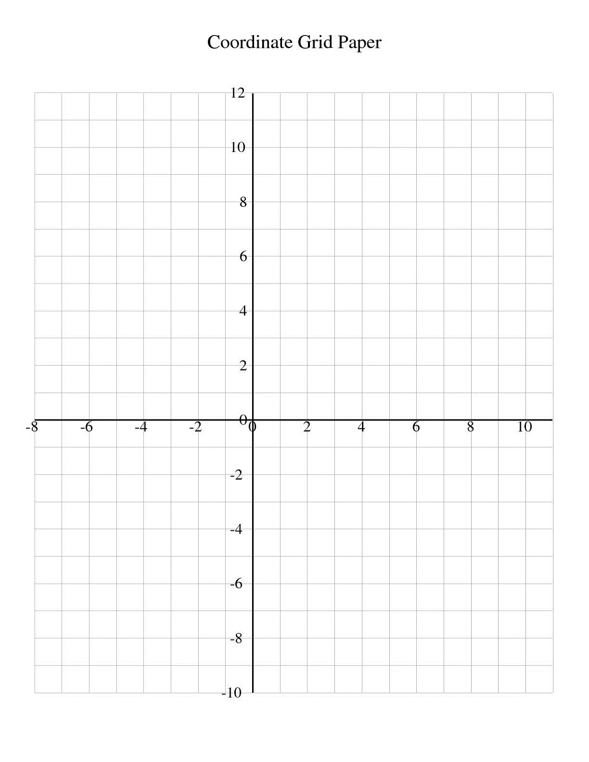 Free Math Grid Worksheets Activity Shelter