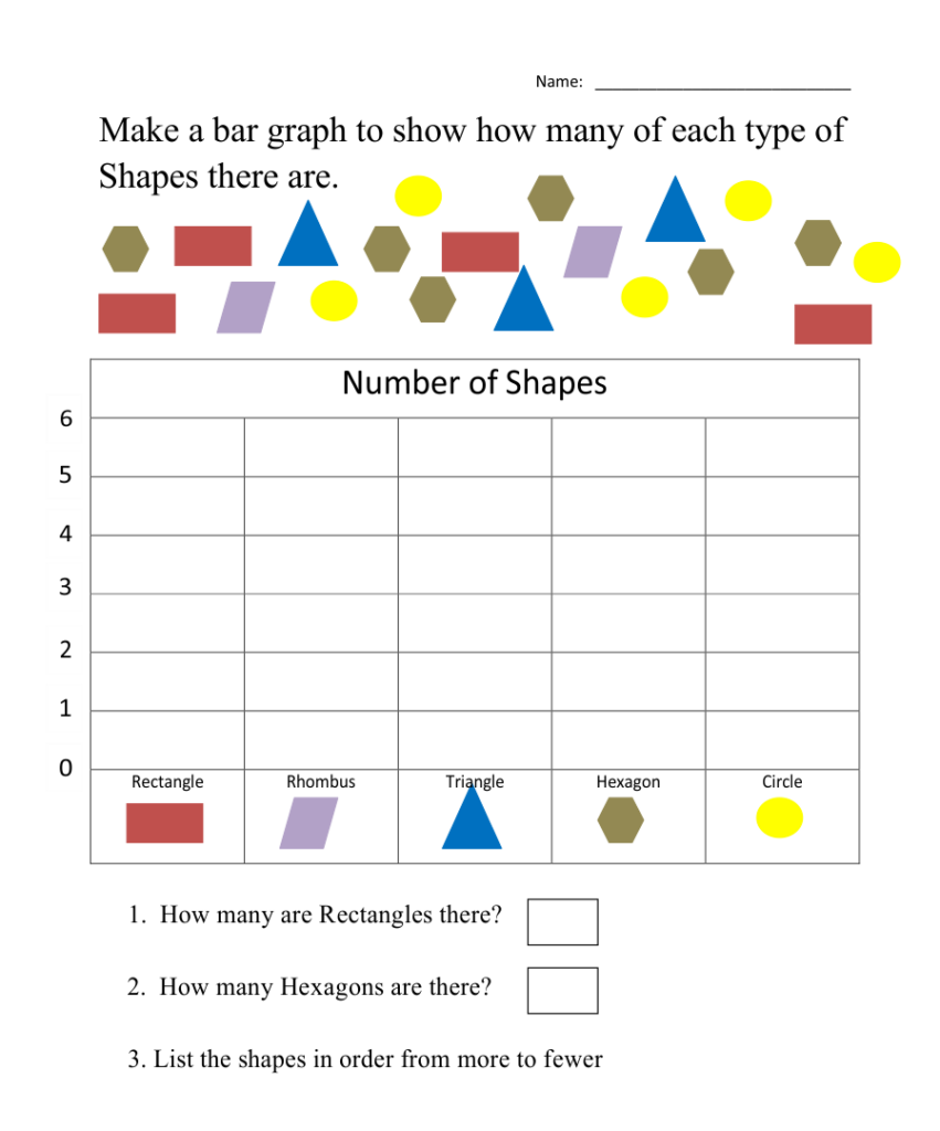 Free Printable Bar Graph Worksheets