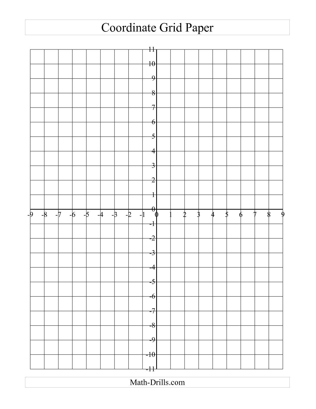 Free Printable Coordinate Grid Worksheets Free Printable