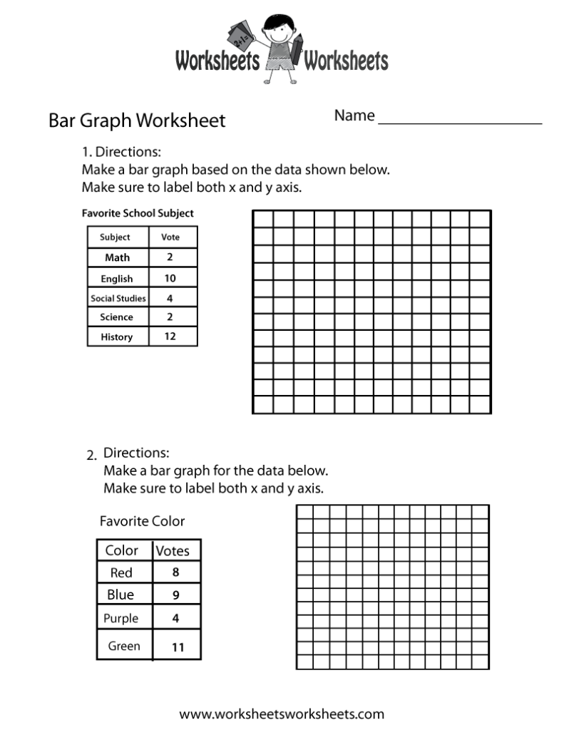 Free Printable Making A Bar Graph Worksheet