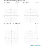 Graphing Linear Equations Worksheet Pdf