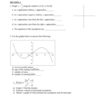 Graphing Rational Functions Algebra 2 8 2 8 3 Worksheet Answers