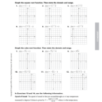 Graphing Square Root Functions Worksheet Answers Db excel