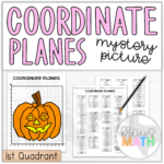 Halloween Pumpkin Coordinate Plane Mystery Picture 1st Quadrant