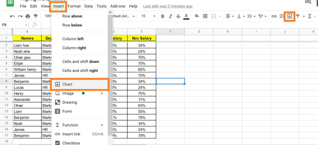 How To Make A Line Chart In Google Sheets Setup Edit Customize Line 