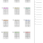 Identifying Y Intercept Tables Math Worksheet With Answers