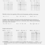 Practice Worksheet Graphing Quadratic Functions In Standard Form Db