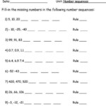 PrimaryLeap co uk Number Sequences Worksheet In 2021 Math Fact