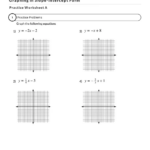 Slope Intercept Form Worksheet Word Worksheet