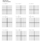 Solving Systems Of Equations By Graphing Worksheets