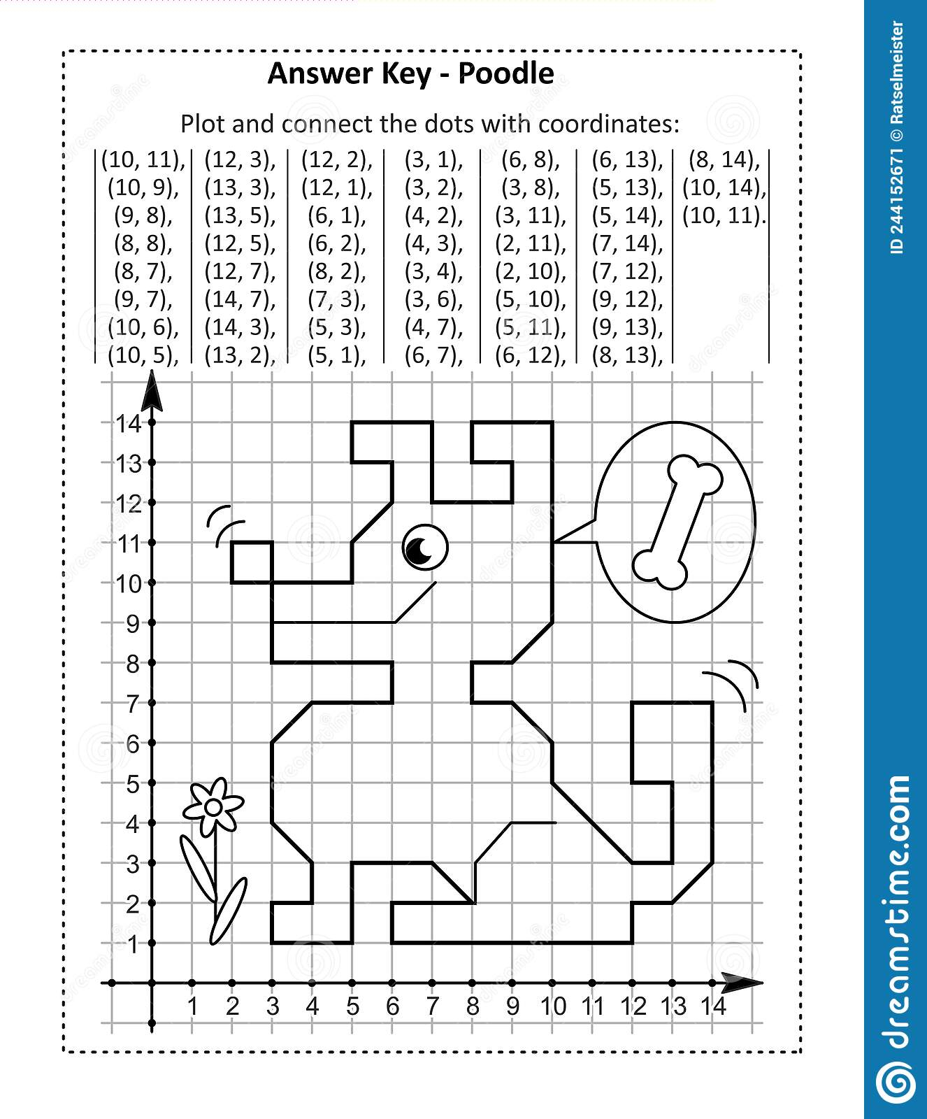 This Is Answer Key Page For Coordinate Graphing Or Drawing By 