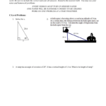 Trigonometry Word Problems Worksheet Answers