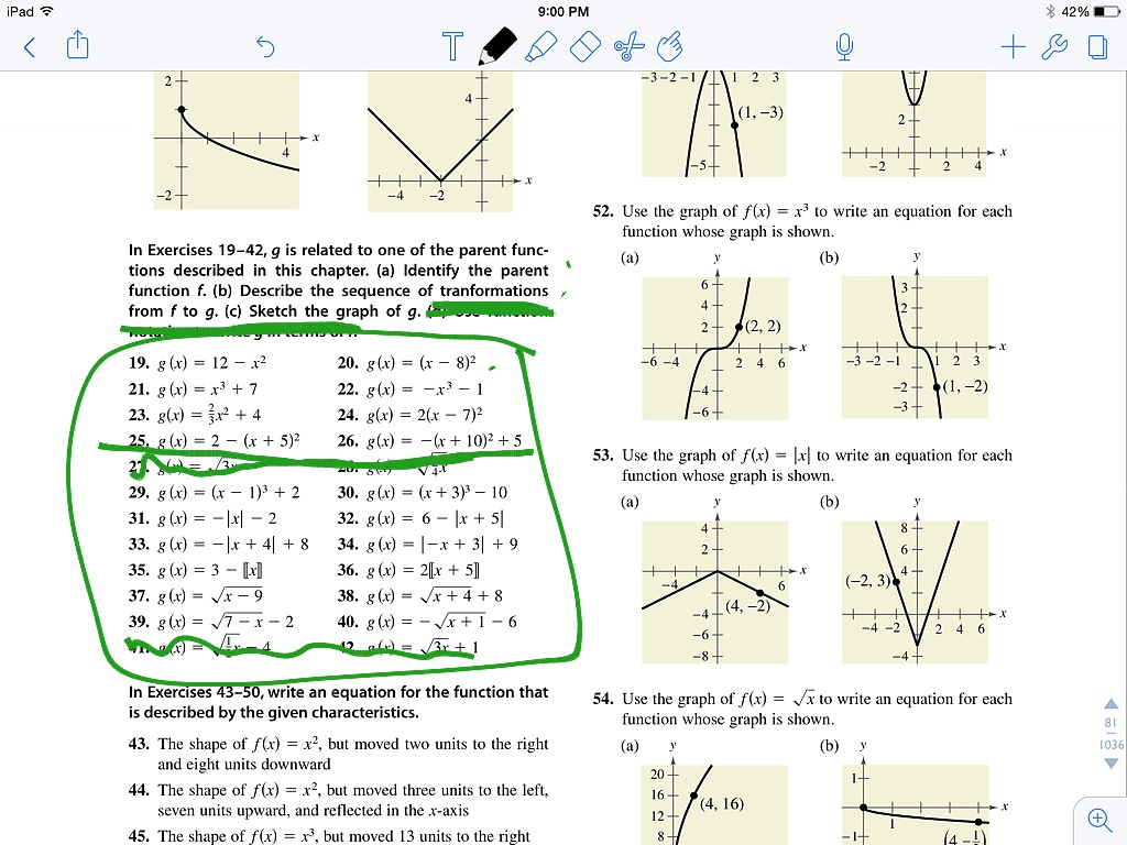 Unit 9 Transformations Homework 2 Reflections Answers Gina Wilson 